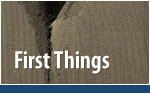 First Things